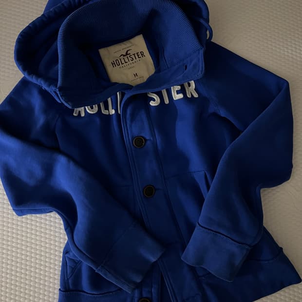 홀리스터 버튼 집업