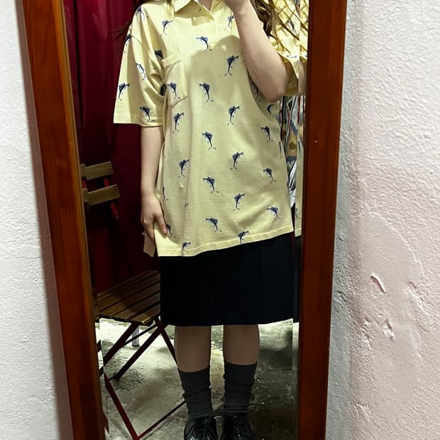 90s Polo sailfish 폴로 랄프로렌 카라티 L