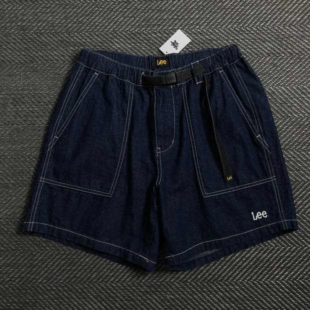 Lee 벨티드 데님 하프 팬츠 o 4289