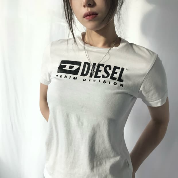 디젤 로고 티셔츠