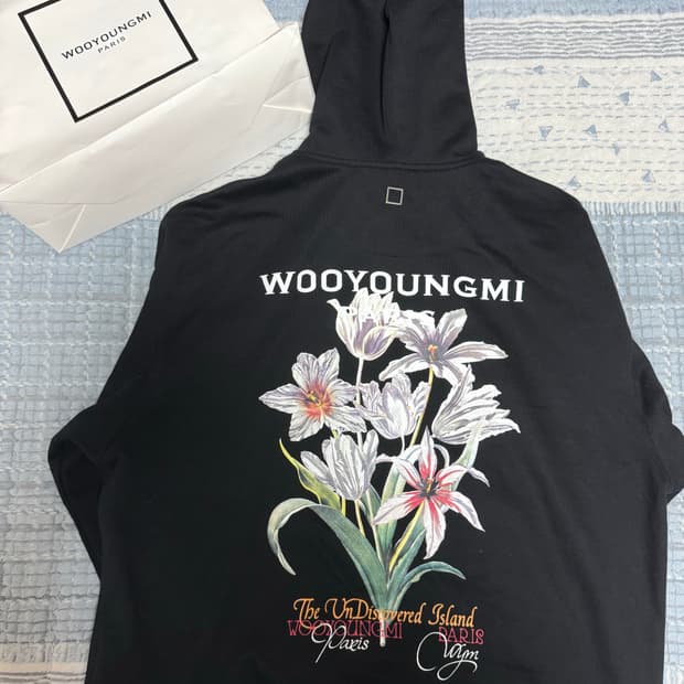 24SS 백화점판 우영미 플라워 후드티