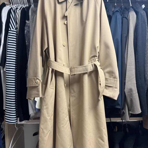 오라리 울 맥스 캔버스 수티엥 카라 코트 (트렌치코트) 5사이즈