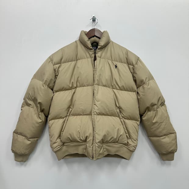 폴로 베이지 패딩 