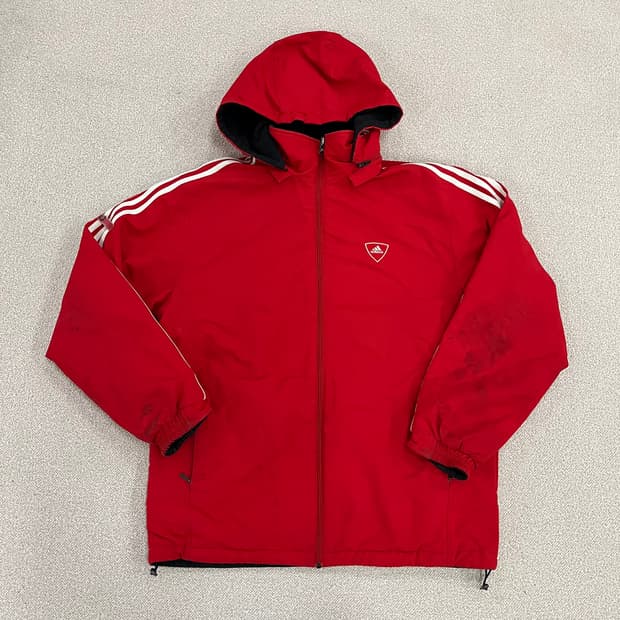 100 아디다스 올드빈티지 양면 후리스 0130M1