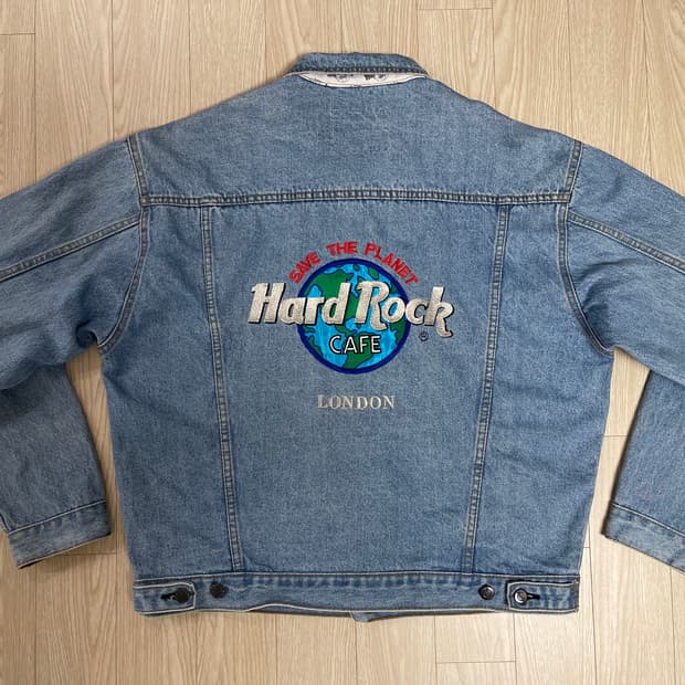 하드락카페 런던 90s 데님 자켓 Hard Rock Cafe LONDON