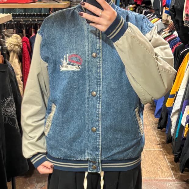 [HI] VTG 데님바시티자켓 진청