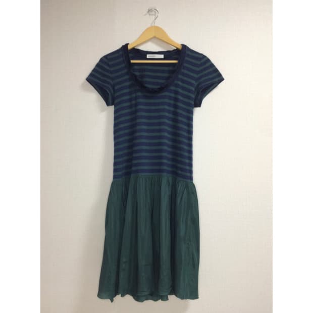 Sacai luck 사카이럭 그린 스프라이트 원피스