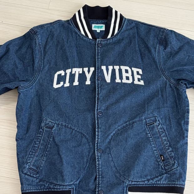 마크엠 시티 바이브 청자켓