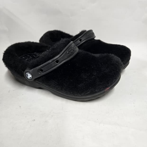 크록스 클래식 퍼 슈어  클로그   블랙W7