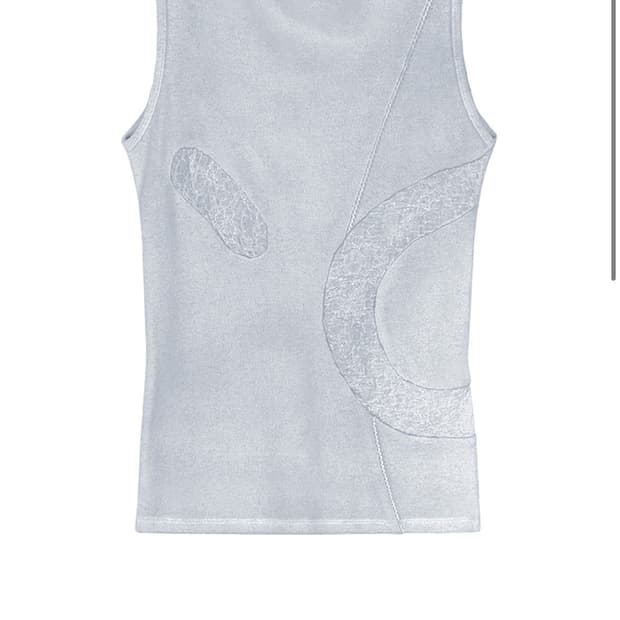 본네 Spiral sleeveless top 슬리브리스 탑 라이트 블루