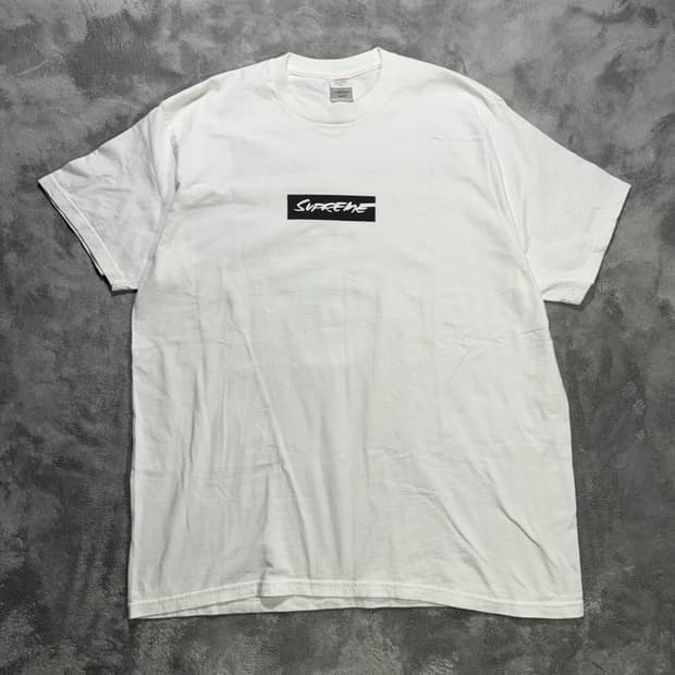 슈프림 퓨추라 박스로고 티셔츠 화이트 - 24SS