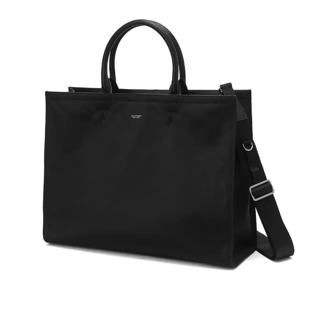 질스튜어트 뉴욕 로건 블랙 나일론 심플 토트백 삭형콜라보  새상품