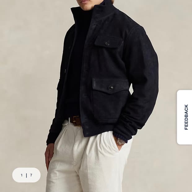 폴로 스웨이드 자켓 팝니다