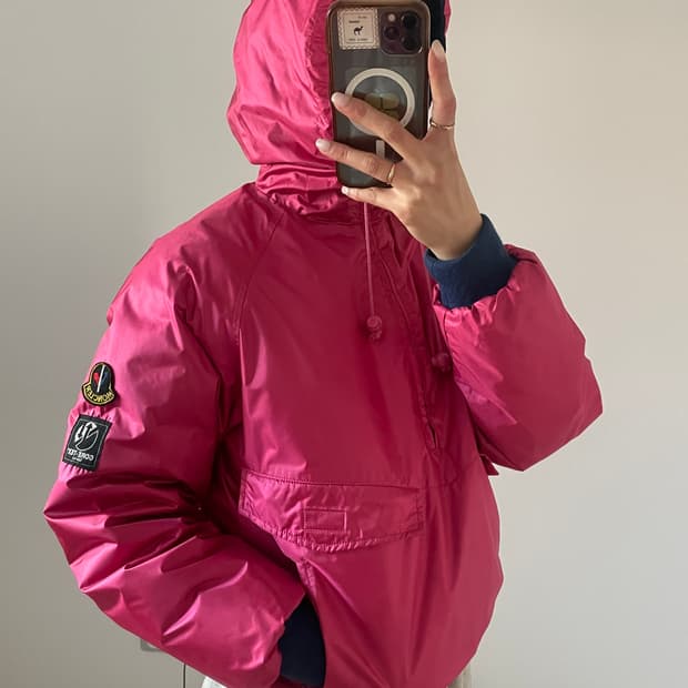 몽클레어 x 아식스 빈티지 아노락 파카