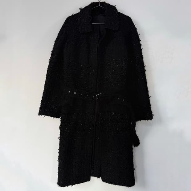 셀린느 파이 피비 필로 트위드 울 코트