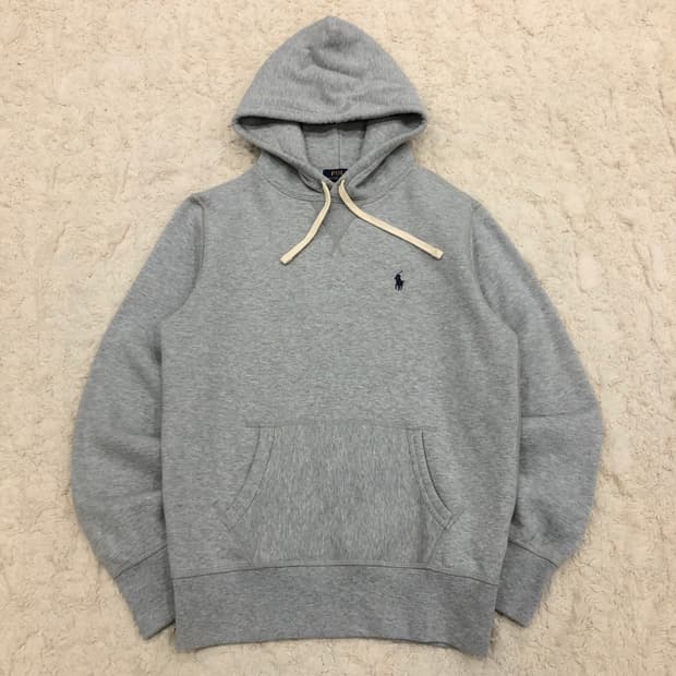 폴로 랄프로렌 그레이 기모 후드티