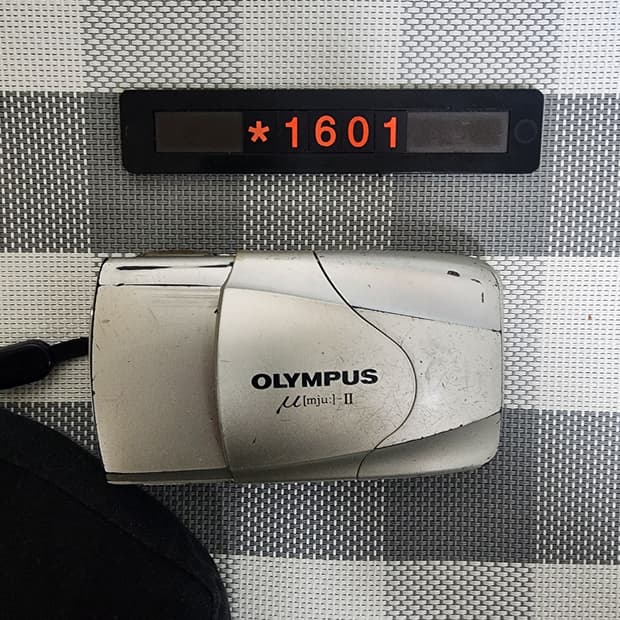 올림푸스 뮤 2 단렌즈 필름카메라 파우치포함
