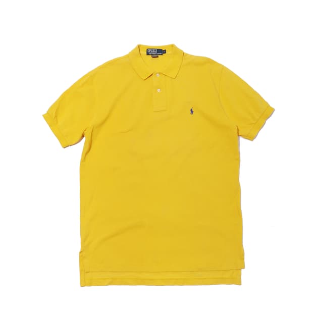 POLO RALPH LAUREN 옐로우 폴로 카라티 size M