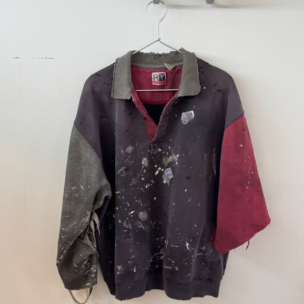 80-90s R&Y sport hard faded long sleeve