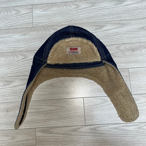 vintage Levi‘s(리바이스) 1850 모자 데님 쉐르파 트루퍼햇