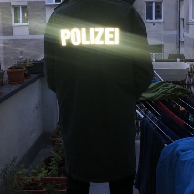 독일 Polizel 롱 자켓
