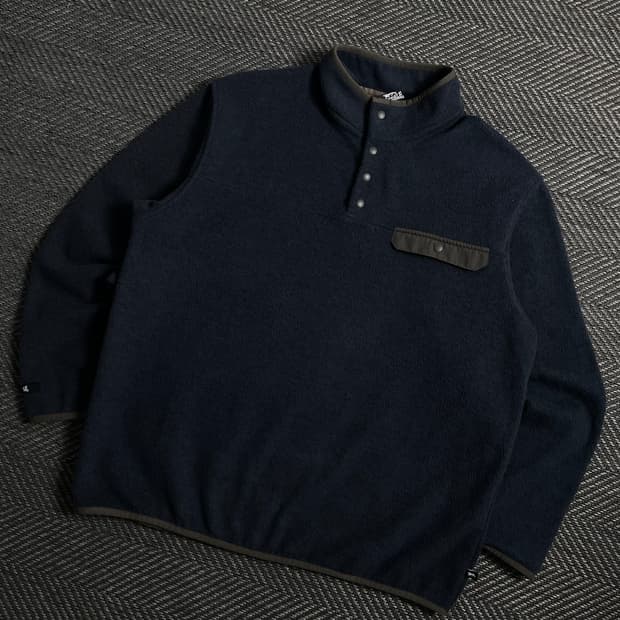 론즈데일 박시핏 풀 오버 플리스 셔츠y 4189