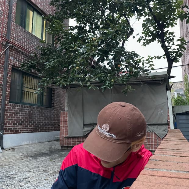 TUEWID 투위드 메사추세츠 브라운 캡