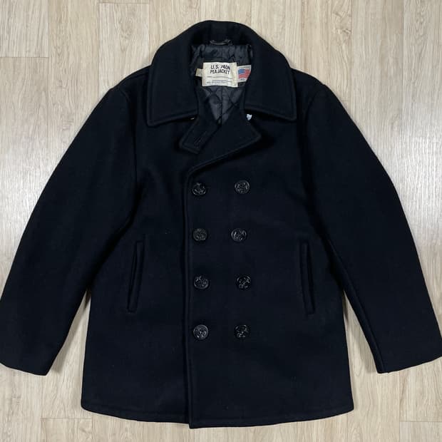 95~100) 쇼트 미군 10버튼 울 피코트(미국제)RRL&LVC&폴로