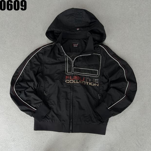 Fubu 후드 바람막이 