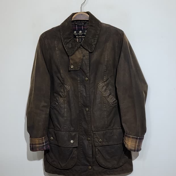 (M) 바버 왁스자켓 빈티지비드넬 왁싱점퍼 매장판 