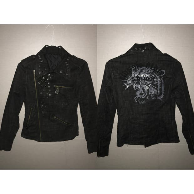 tiger denim jacket