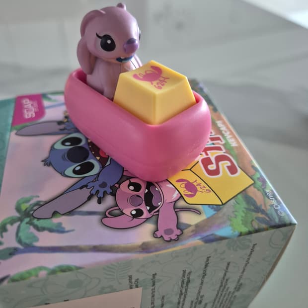 디즈니 스티치 키캡 엔젤 피규어