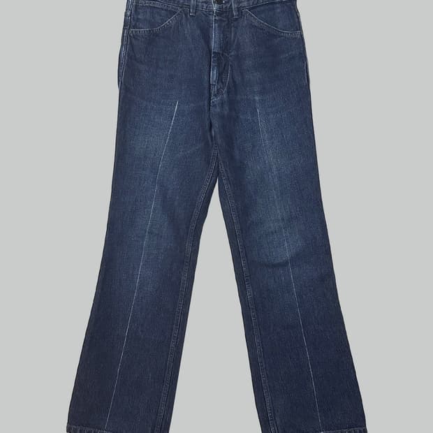 르메르 부츠컷 데님