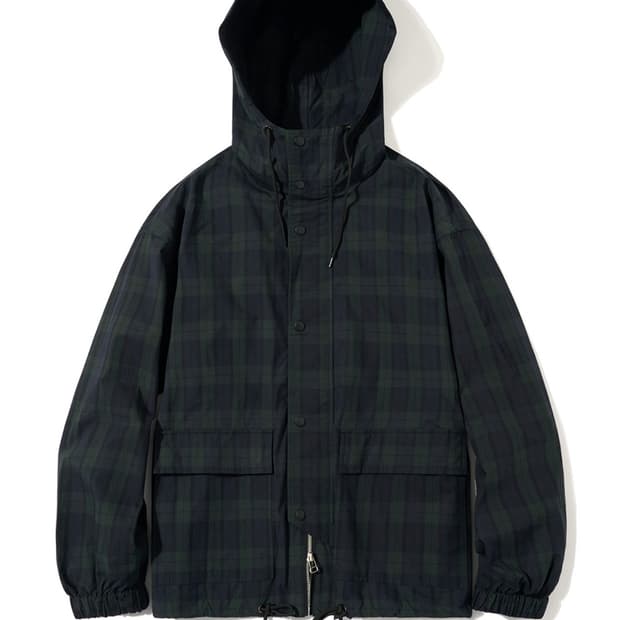 파르티멘토(partimento) 체크 윈드브레이커 L