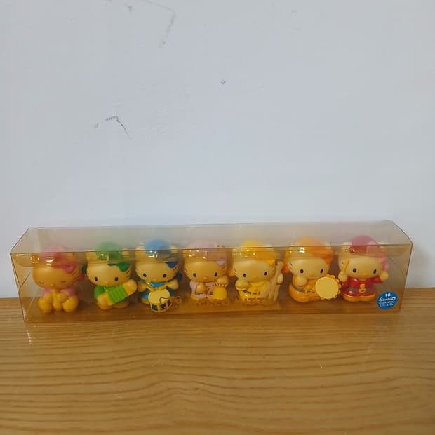 2003년 빈티지 헬로키티 음악대 피규어 7종셋트