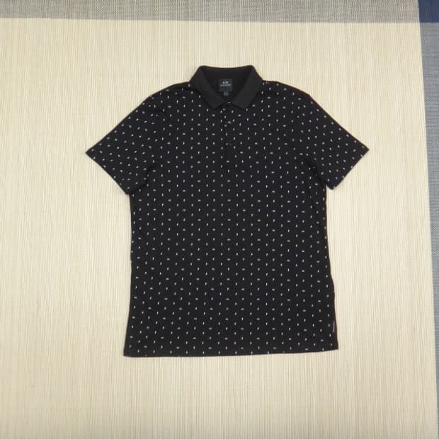 (100) 아르마니익스체인지 남성 카라넥 반팔 티셔츠