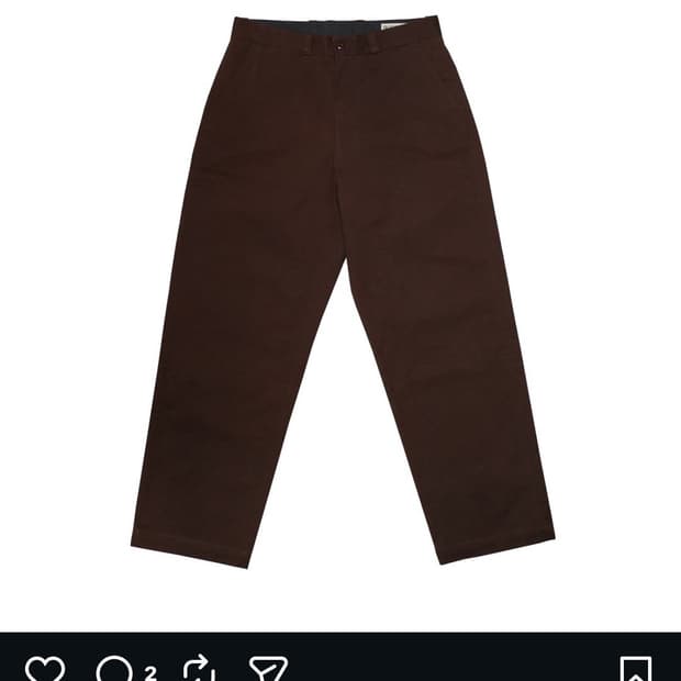 컬렉트피시스 치노팬츠 브라운 M 구해요