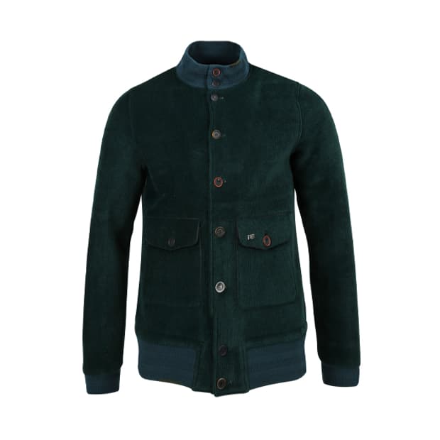 BOB 스웨이드 점퍼 그린