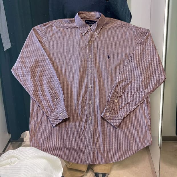 폴로랄프로렌 체크 셔츠 (Man 2XL)