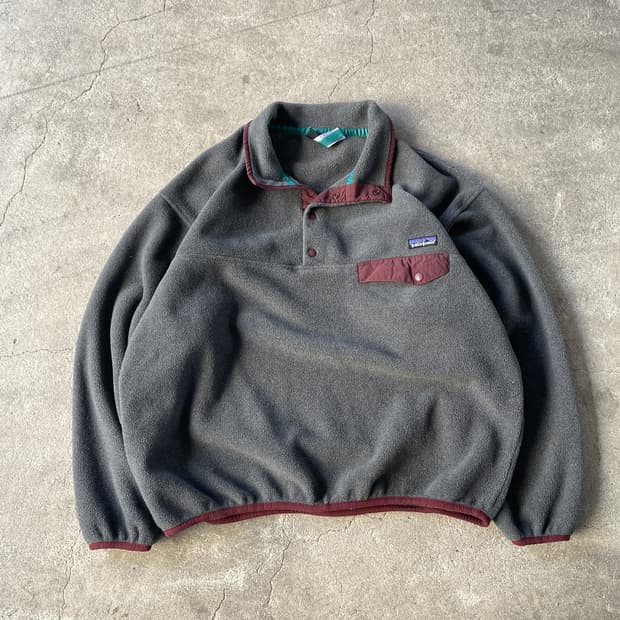 Patagonia Synchilla Snap-T Nikel&Burgund