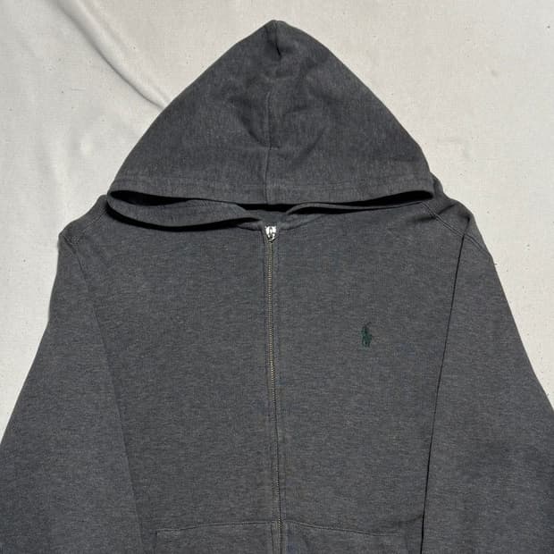 L 폴로랄프로렌 그레이 후드 집업