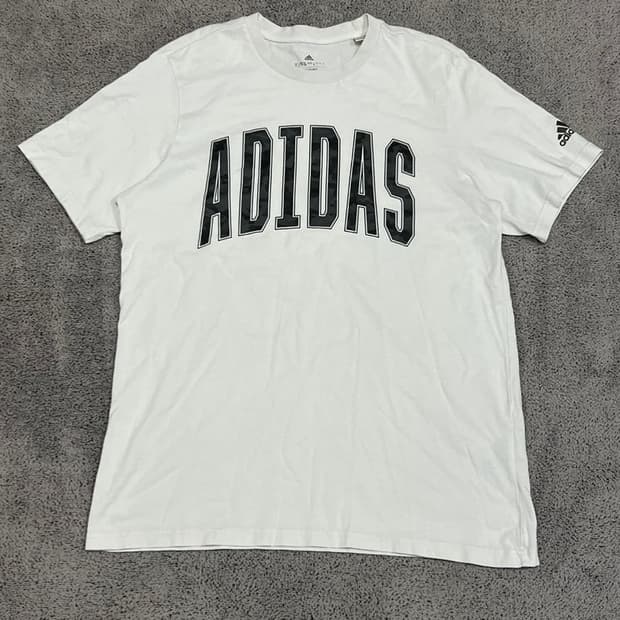 (L) 아디다스 카모 프린팅 반팔 티