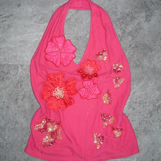 Pink Flower Top
