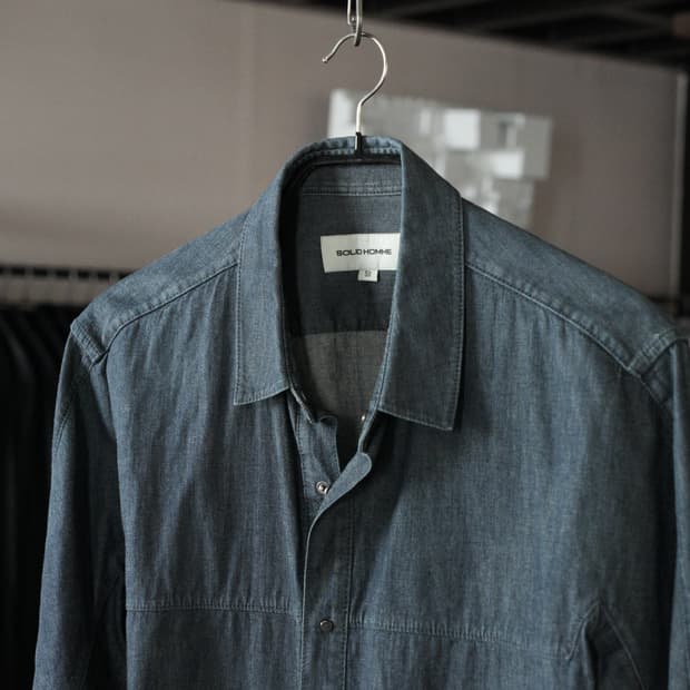 솔리드옴므/ 데님 셔츠 자켓, 50(105)
