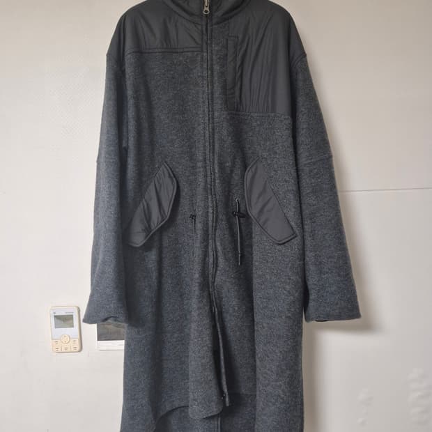 노스페이스 퍼플라벨 고어텍스 윈드스토퍼 울 필드코트 m