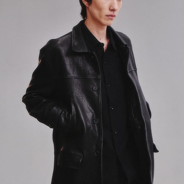 (교환) 아트이프액츠 레더 카코트 26ss