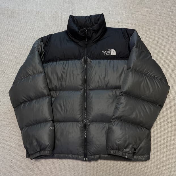 노스페이스 700 그레이 눕시 패딩