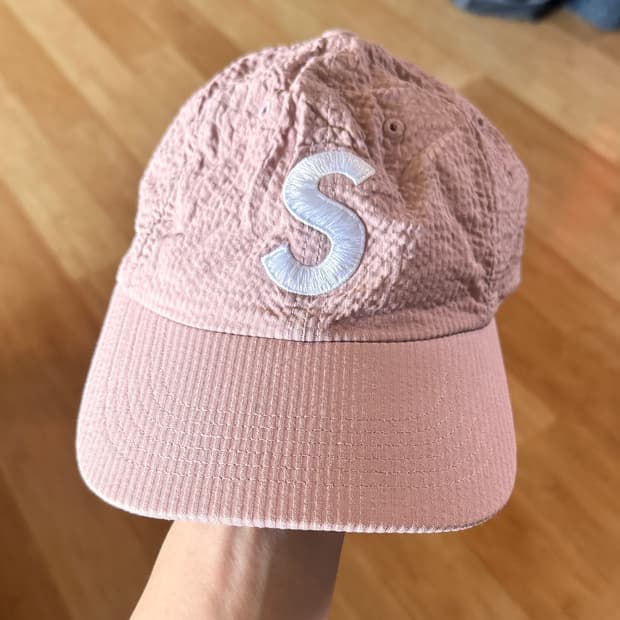 슈프림 s로고 볼캡