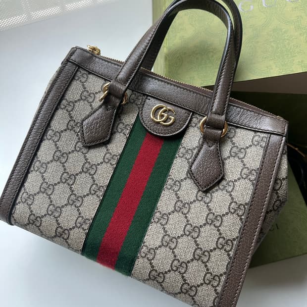 🫣상점오픈이벤트22))Gucci 구찌 오피디아 GG 스몰 토트백 풀박스