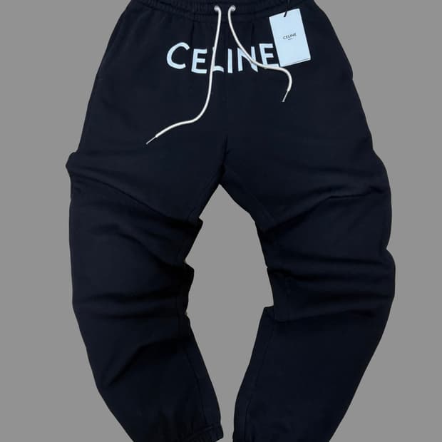 Celine Track Pants in Cotton Fleece